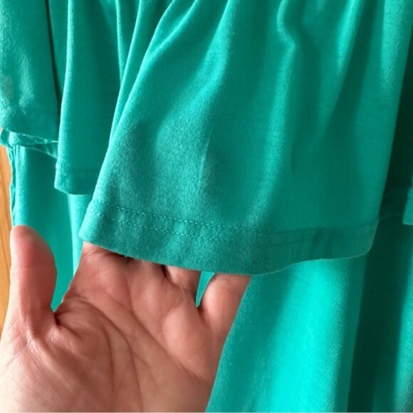 Magazine Turquoise Off Shoulder Top - Extra Large - Picture 4 of 8